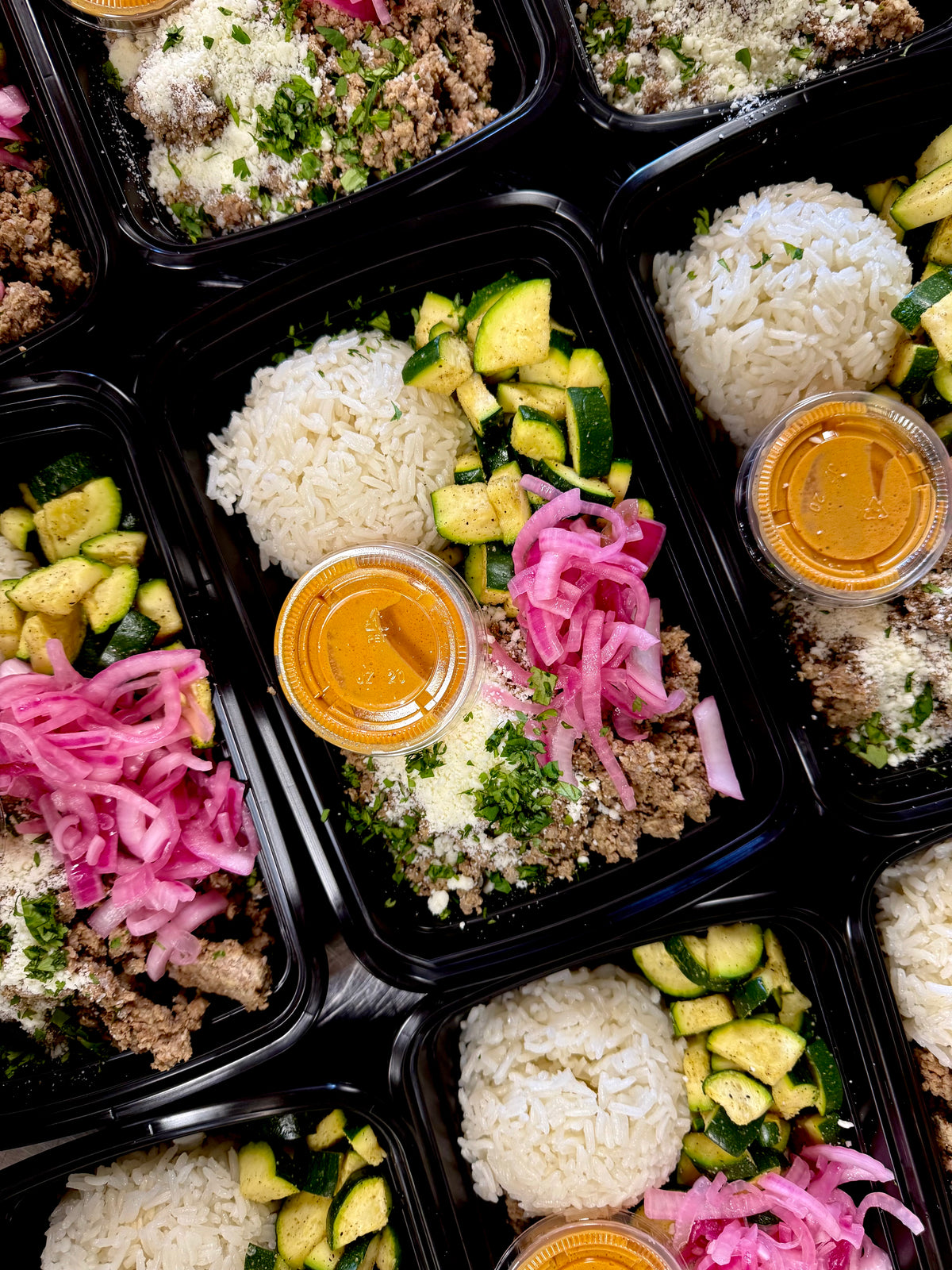 Chipotle Ground Beef, Rice & Zucchini meal prep | Fit Foodie Meals San Antonio