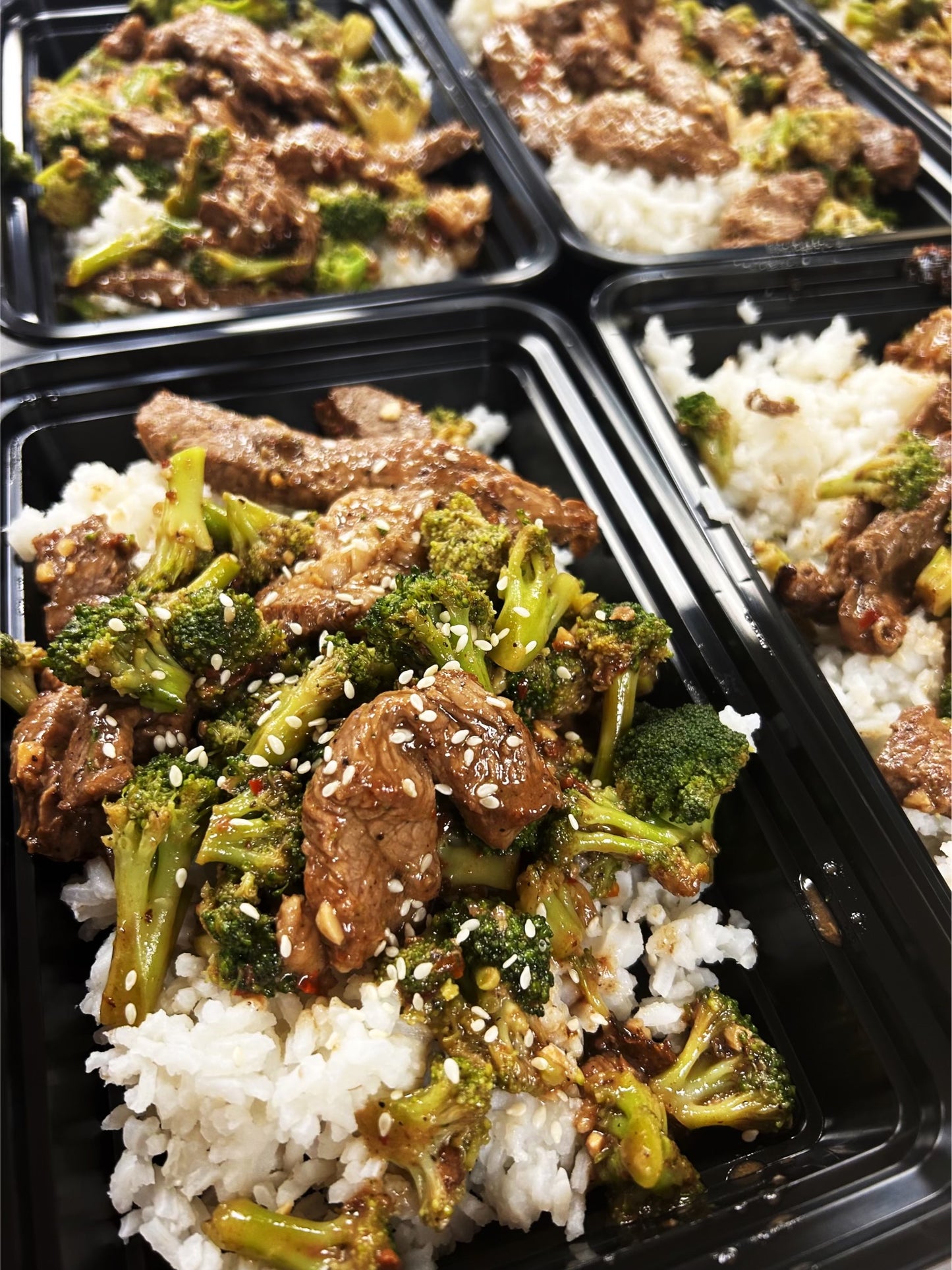 Sesame Beef, Broccoli & Rice