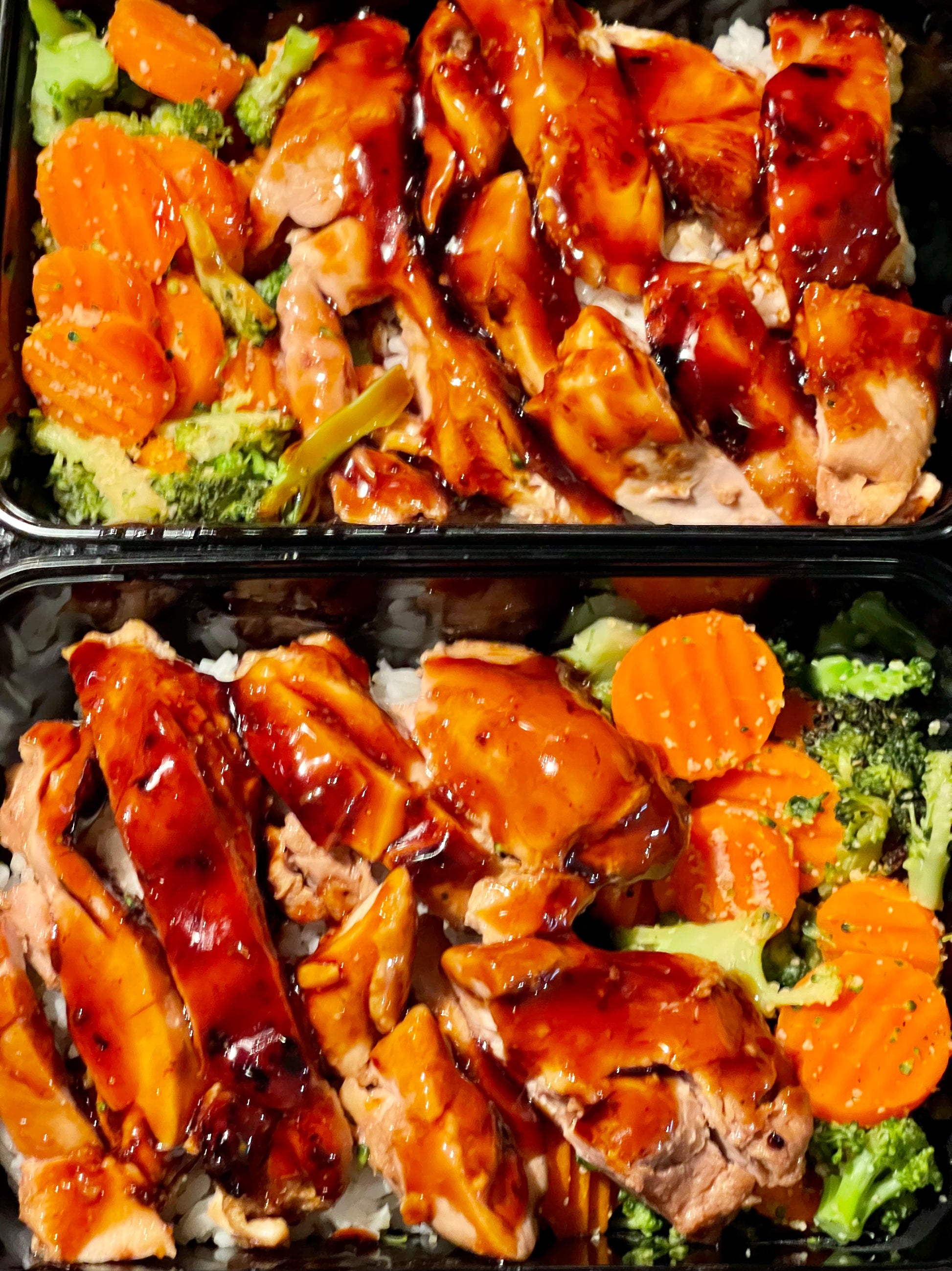 Teriyaki Chicken, Rice & Veggies Meal from Fit Foodie Meals